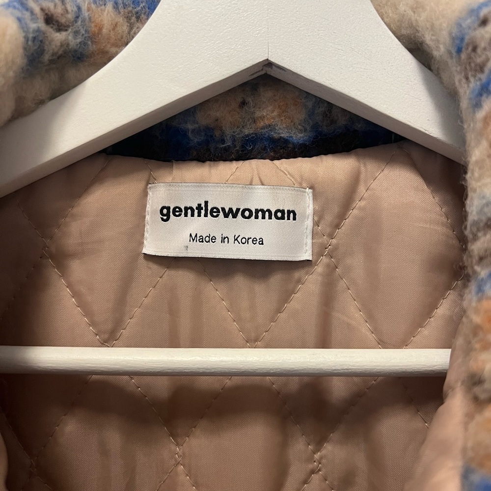 Sourceunknown Checker Wool-Blend Oversized Shacket - image 5